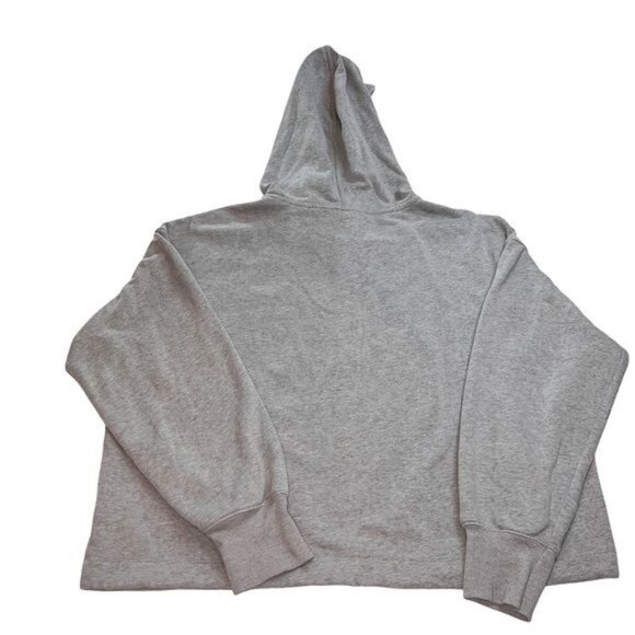 Old Navy Hoodie M Womens Grey Oversize Half Zip Long Sleeve Pullover Size Medium - Picture 7 of 11